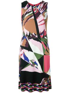 платье с абстрактным принтом Emilio Pucci