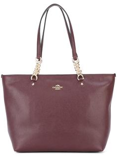 medium double handle tote Coach