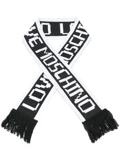 шарф с логотипом Love Moschino