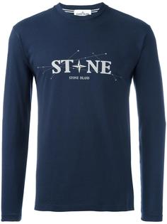 logo print sweatshirt Stone Island