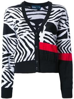 zebra print cardigan  Kolor