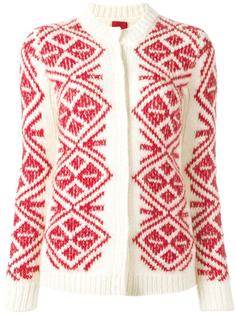 geometric pattern cardigan Moncler Gamme Rouge