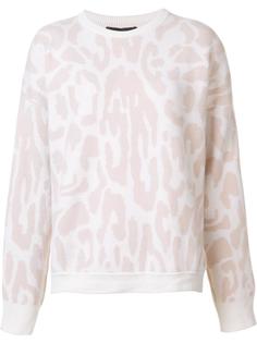 leopard print jumper Baja East