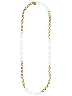 колье с контрастными звеньями Chanel Vintage