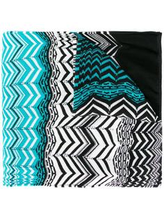 вязаный шарф с узором зигзаг Missoni