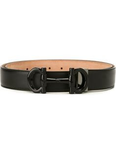 ремень с двойной пряжкой Gancini Salvatore Ferragamo