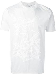 abstract print T-shirt Y-3