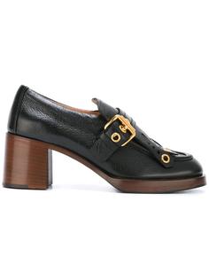 buckle detailing pumps Car Shoe