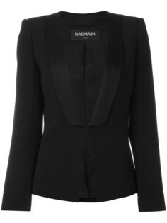 блейзер с атласными лацканами Balmain