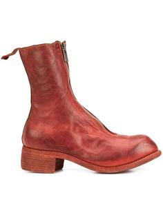 front zip boots Guidi
