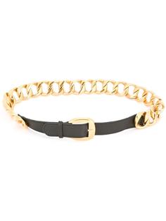 curb chain belt Chanel Vintage