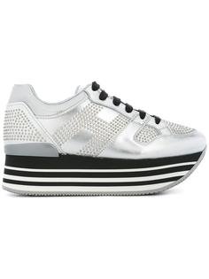 platform lace up sneakers Hogan