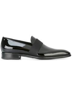 лоферы с эластичным ремешком Santoni