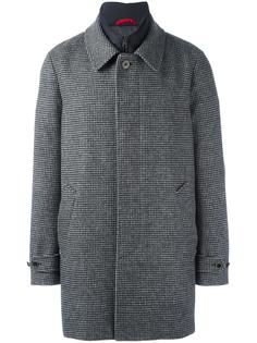 textured buttoned coat Fay