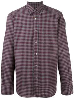 slim-fit checked shirt Canali