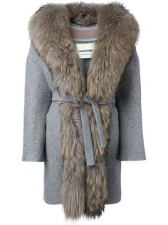 fur trim coat  Ava Adore