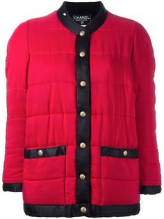 contrast puffer jacket Chanel Vintage