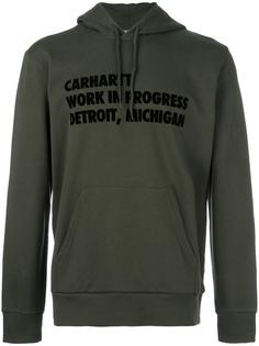 logo print pullover hoodie Carhartt