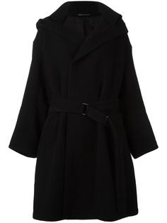 пальто с капюшоном Yohji Yamamoto