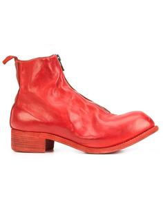 front zip ankle boots Guidi