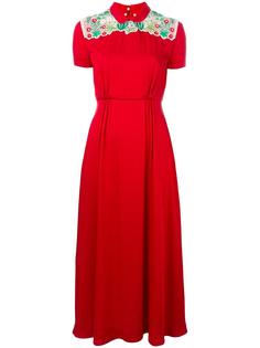 embroidered panel midi dress Vivetta