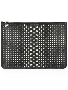 декорированный клатч  Alexander McQueen