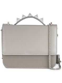 studded handle satchel bag Salar