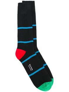 носки с контрастными полосками   Paul Smith