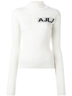 turtleneck ribbed jumper Au Jour Le Jour