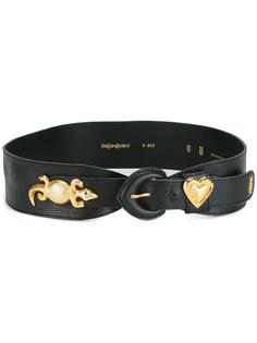 appliqué corset belt Yves Saint Laurent Vintage