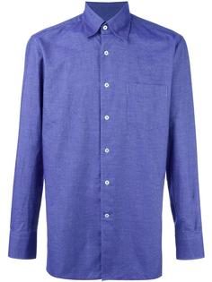 slim-fit casual shirt Canali