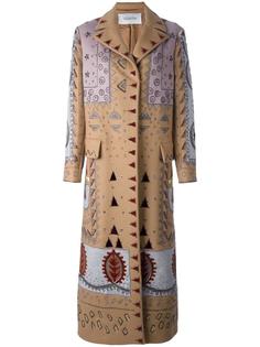 пальто с пайетками  Valentino