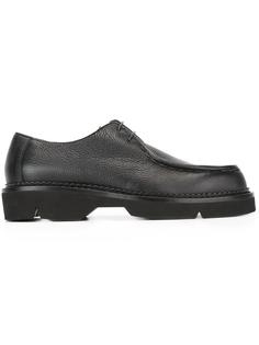 moccasin style lace-up shoes Pollini