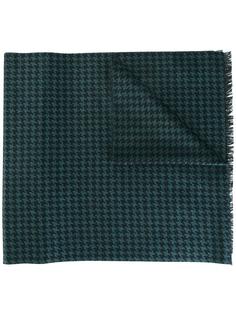 houndstooth pattern scarf Canali