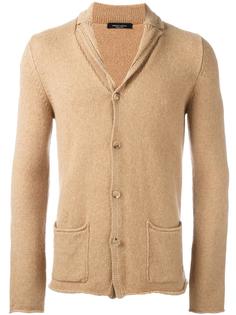 patch pocket cardigan Roberto Collina