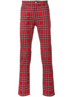 plaid slim fit trousers Guild Prime