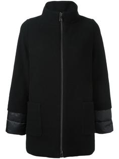 layered high neck coat Fay