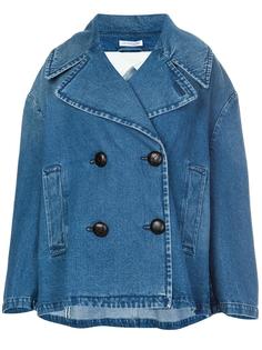 oversized denim peacoat  J.W.Anderson