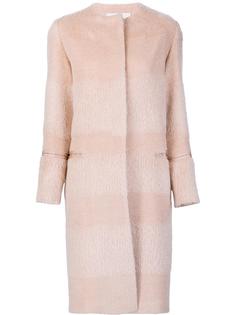 collarless coat Carolina Herrera