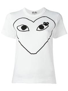 футболка с принтом логотипа   Comme Des Garçons Play