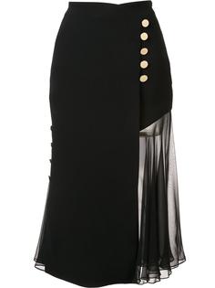 sheer panel skirt  Prabal Gurung