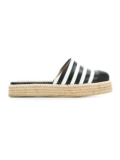 striped mules Manolita