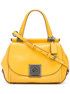 сумка -тоут с поворачивающимся замком Coach