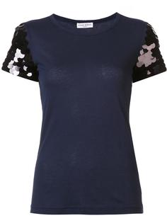 sequined sleeve T-shirt Sonia Rykiel