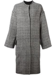 houndstooth pattern coat Ava Adore