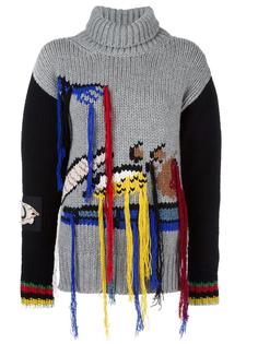 turtleneck fringed jumper Joseph