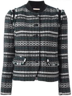 жаккардовый укороченный жакет Tory Burch