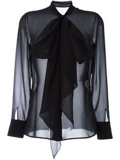 блузка с бантом  Saint Laurent