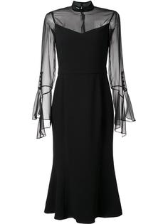 sheer panel dress Prabal Gurung