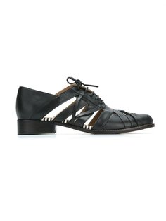 panelled oxford shoes Manolita